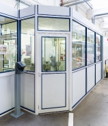 Cloison amovible clo5 - vitrée ou pleine - modulable et grande hauteur_2