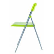Cpsmile V - Chaise pliante - Alba - Structure en acier - Finition glossy verte_2