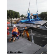 Palonnier à ventouse pour pose de béton fibré ultra-hautes (BFUP) - Capacité jusqu'à 4,6 tonnes_2