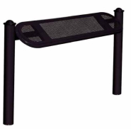 Assis-debout Agora - Structure en acier, assise perforée, fabrication française_2