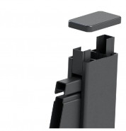 Bouchon pour poteau aluminium - bouchonalu76x41 - finition pour clôture aluminium_2