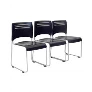 CH-S 1828 - Chaises empilables - National Public Seating - Dimensions : L 500 x P 545 x H 790 mm - Siège luge en plastique_2