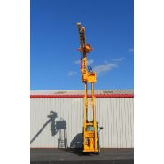 Tailleuse hydraulique avec inclinomètre et déport hydraulique