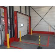 Barrières de rétention d'eaux d'incendie semi-automatique pour quai_2