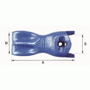 Dents de godet Fastkey FK4 CE - Référence FK4 CE - 3,5 Kg - Dimensions précises_2