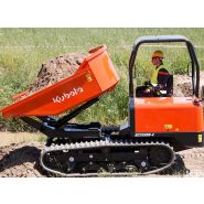 Transporteur à chenilles Kubota adapté aux passages étroits