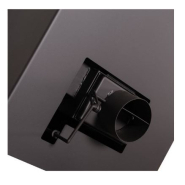 Poêle à bois Saporo Aqua Vario - Régulation électronique 11/7 kW - Connexion chauffage central - Rendement 80%_2