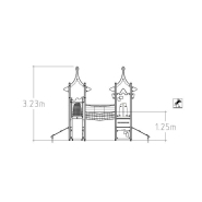 Structure multi-jeux en bois pour enfants 3 à 5 ans - UniMini Edsberg 8055758 - Hags_2