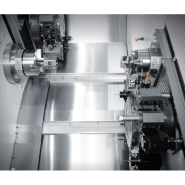 Tour CN à banc incliné - TAKISAWA Série FX - Double broche, 15 outils, usinage de pièces complexes_2