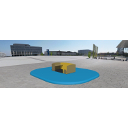 Wagon de petit train ou locomotive - Collection Concarneau - Référence BTCAB03 - Panneaux HPL, plancher antidérapant, châssis inox_2