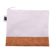 Trousse de maquillage personnalisée - polyester RPET 600D et liège naturel - impression sublimation_2