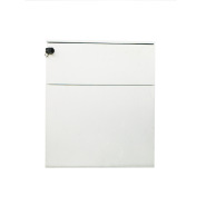 Caisson tiroir gris clair d'occasion - robuste et refermable - 55x42x53 - Meuble armoire bas_2
