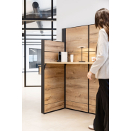 Cloison modulaire  monopanneau ou multipanneau mélaminées - RB_2