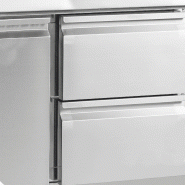 Comptoir à pizza GN1/1PT920 Inox L900mm 16454 TEFCOLD_2