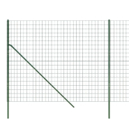Vidaxl clôture en treillis métallique vert 1,6x10 m acier galvanisé 154068_2