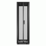 Baie EasyRack 600mm/42U/1000mm avec toit, panneau latéral, roulettes, noir_2