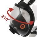 Masque respiratoire complet M9300 - silicone - champ de vision extralarge 210° - fixation par sangles_2