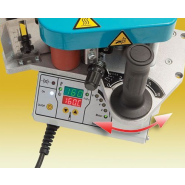 Plaqueuse de chants portative Virutex PEB250 - bac à colle, panneaux droits et courbes_2