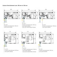 Porte coulissante tout-verre - PSF de Gilgen - 1 et 2 vantaux avec passage de fuite et serrure au sol_2