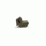 Canapé design convertible Cubed 02 Chrome 200x160 cm - Tissu Cordufine Pine Green - Innovation Living_2