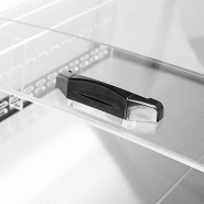 Réfrigérateur noir pour achats impulsifs 190 L - Noir / verre | PDC126 VS SL LED | Tefcold - PDC126VSSLLED_2