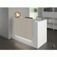 Borne d'accueil compacte Z2 - Officity - 166, Blanc, Orme blanchi_0