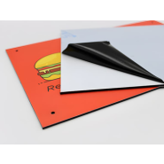 Impression sur plaque aluminium sur mesure - Alu-Dibond blanc ou brossé - découpe et perçage personnalisés_2