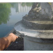 Sableuse renforcée spéciale location - modèles 50L et 100L - SR 50 / SR 100 avec épurateur intégré et brancards de protection_2