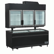 Congélateur armoire de supermarché MTF210B Noir TEFCOLD_2
