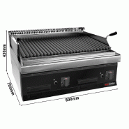 Grill à gaz en pierre de lave - 14 kW - Grille inclinable  - Mario 700 | GGM -GLK873C_2
