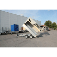 Remorque benne hydraulique - humbaur 3052 huk 202715 et 3055 huk 272715_2