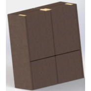 Fauteuil de conférence confortable et esthétique - Sidius avec tablette écritoire, dossier en tissu déhoussable_2