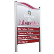 Panneau de signalisation design novateur et personnalisable - Gamme ARCHITEKT avec laquage sur demande_2