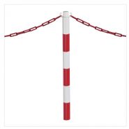 Poteau de signalisation en acier à sceller - Direct Signalétique - Lot de 2 - Hauteur 95 cm - Option manchon_2