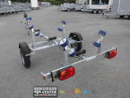 Porte-bateau pneumatique multirouleaux SW225 - roue 10' PTAC : 360Kg - 1 essieu - Reference G380PT18 13 pouces_2