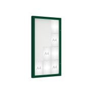 Vitrine d'affichage extérieure peinte - 75 mm - Simple face, simple battant ou porte levante_2