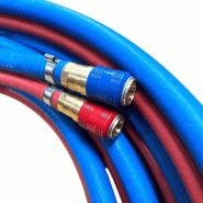 Kit tuyau soudage simple débit Ø10x17 OXYGENE / ACETYLENE - 20m_2