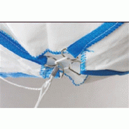 LOT de 10 BIGBAGS neuf 90X90X80, SWL: 1500 kg, - 6/1 - OT avec bandes fluorescentes / OT + sécutité_2