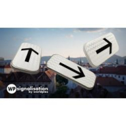 Panonceau prescriptions stationnement et arrêt M8d - flèche noire centrale - Made in France_2