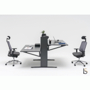 Bureau électrique 2 personnes Flow - MDD - 180, Anthracite_3