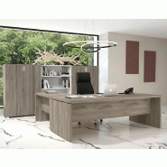 Bureau de direction avec retour TAK - Mobel Linea - 220, Chêne grisé_3