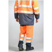 Pantalon multirisques ATEX intempéries HV - Réf. Ppm*mphvj - Bandes rétroréfléchissantes ignifuges et doublure ignifugée_2
