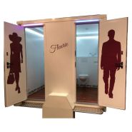 Remorque sanitaire avec peinture personnalisable