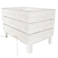 S3 - Caisses en bois jardinières Simply à Box - L36 x H39 x P54 cm - Bois brut ou 6 coloris_2