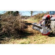 Broyeur forestier avec portail arrière hydraulique