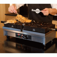 Gaufrier sucettes simple ouverture à 180 | Krampouz - WECASA_2