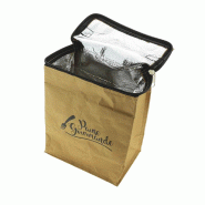Sac cabas pliable isotherme Kraft 19x10 -_2