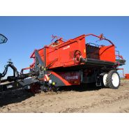 Arracheuse par tamisage Torro - Dewulf BV - trémie 6 t - largeur 3370 mm - 2 rangs - Inclino Master®_2