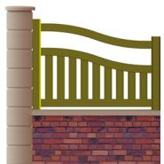 Iena - Clôture en aluminium - Compatible avec portails et portillons GP_2