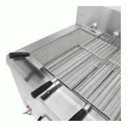 Rôtissoire horizontale à poulet crapaudine - charbon de bois - 120 cm - 5 broches - Réf. MCF.5YI_2